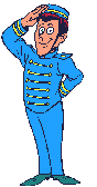 Bellhop salutes